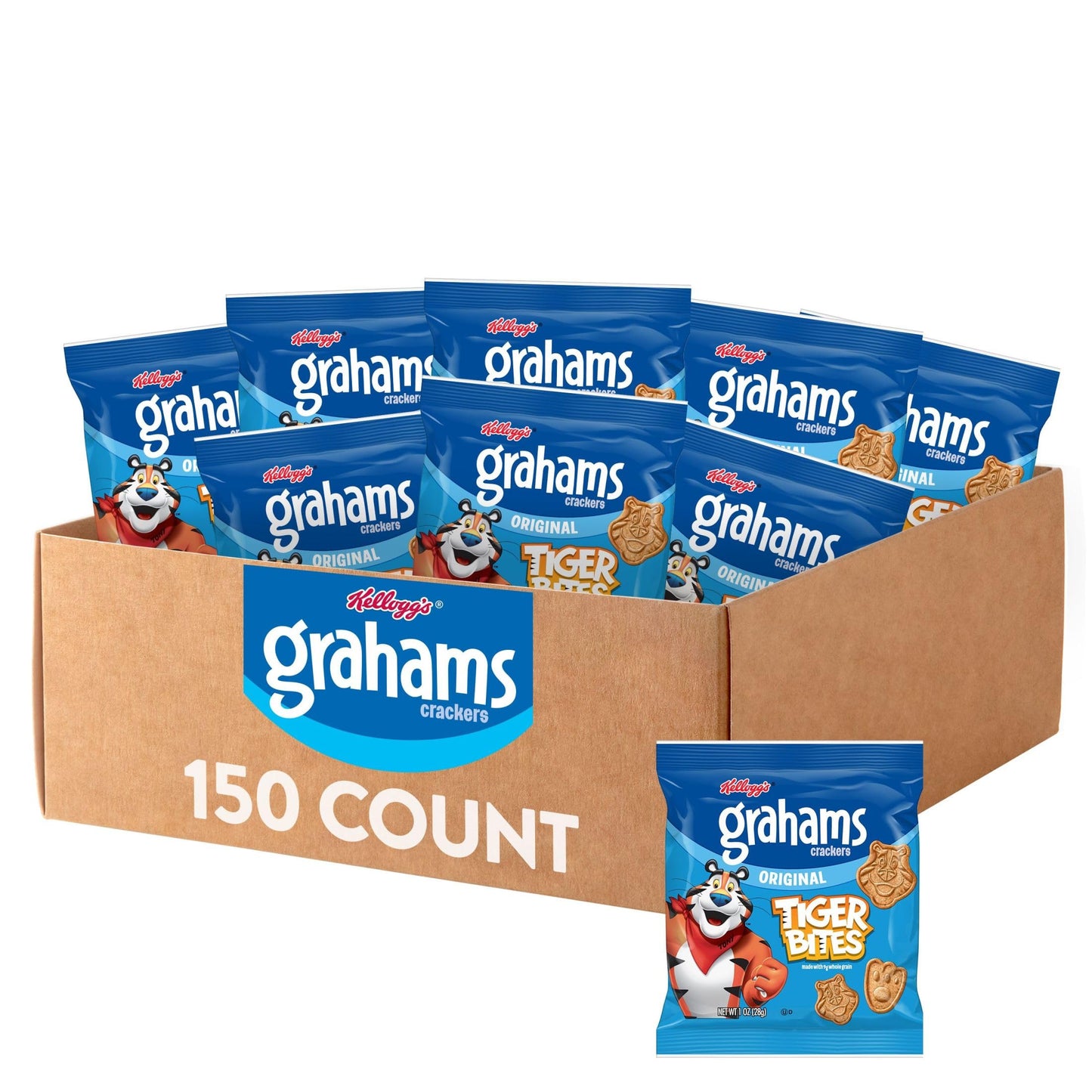 Keebler Elf, Original Graham Cracker, 1-Ounce Single Serve Packs (Pack of 150)