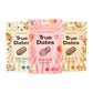 True Dates, Sweet Flavor Variety, 3-3.5 Ounce Bags (Creamy Peanut Butter, Cookie Dough, Sweet Peach) - Dates With Candy Flavor, Vegan, No Added Sugar, Gluten Free