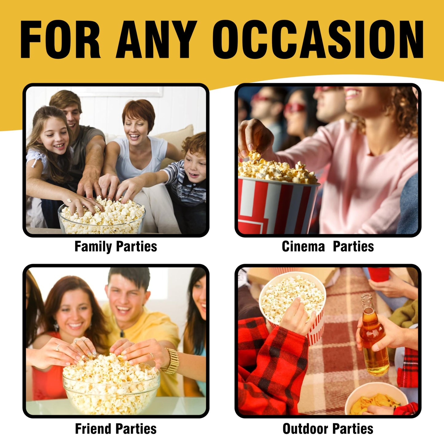 Popcorn Season Salt with Buttery Flavor-Movie Theater Popcorn Taste- 8.5oz Jar