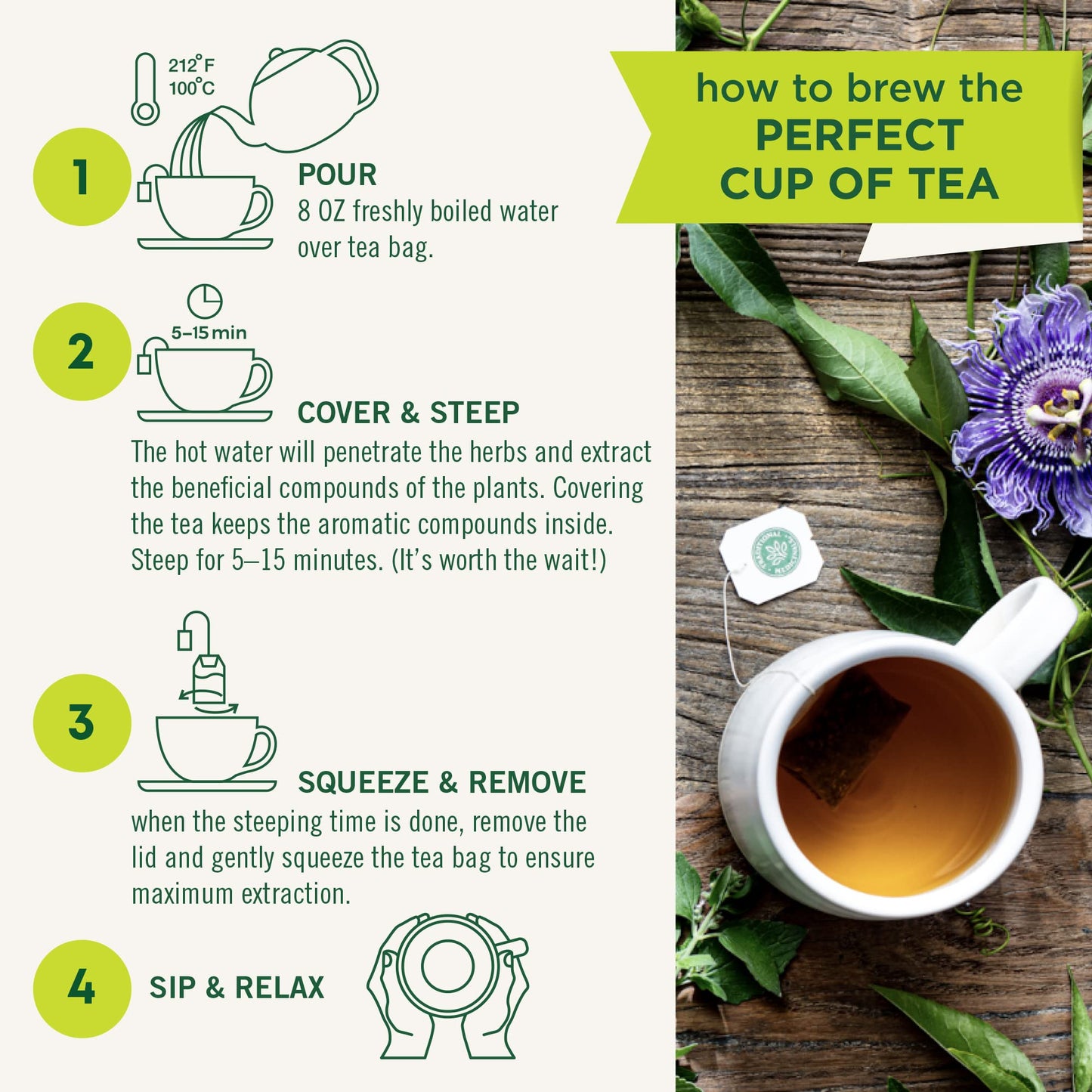 Traditional Medicinals Tea, Organic Ginger & Chamomile, Occasional Nausea & Indigestion Relief, 16 Tea Bags