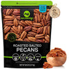 Nut Cravings - Pecans Halves, Roasted & Salted, No Shell (80Oz - 5 Lb) Bulk Nuts Packed Fresh In Resealable Bag - Healthy Protei