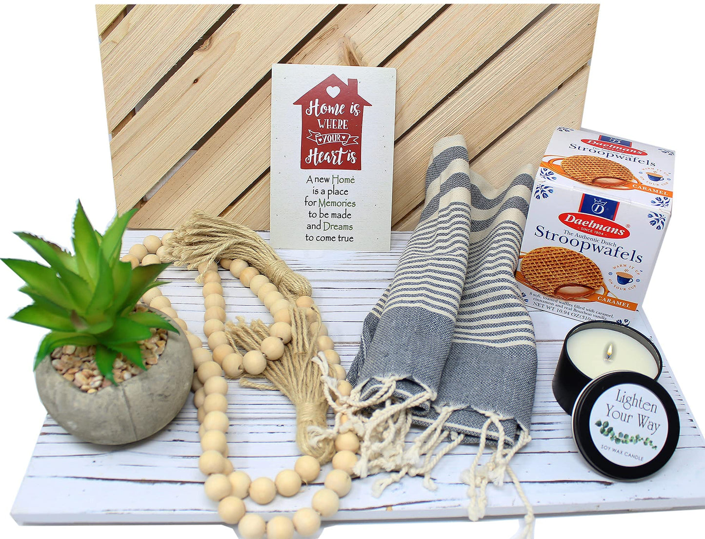 Perfect Housewarming Gift Basket for New Home | Hostess House Warming Gift for Couple, Women, Family