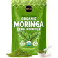 Majus Organic Moringa Powder (1 Pound), Oleifera Leaf, Extra-Fine Quality, Dried Drumstick Tree Leaves, For Tea, Smoothies, Food-Grade