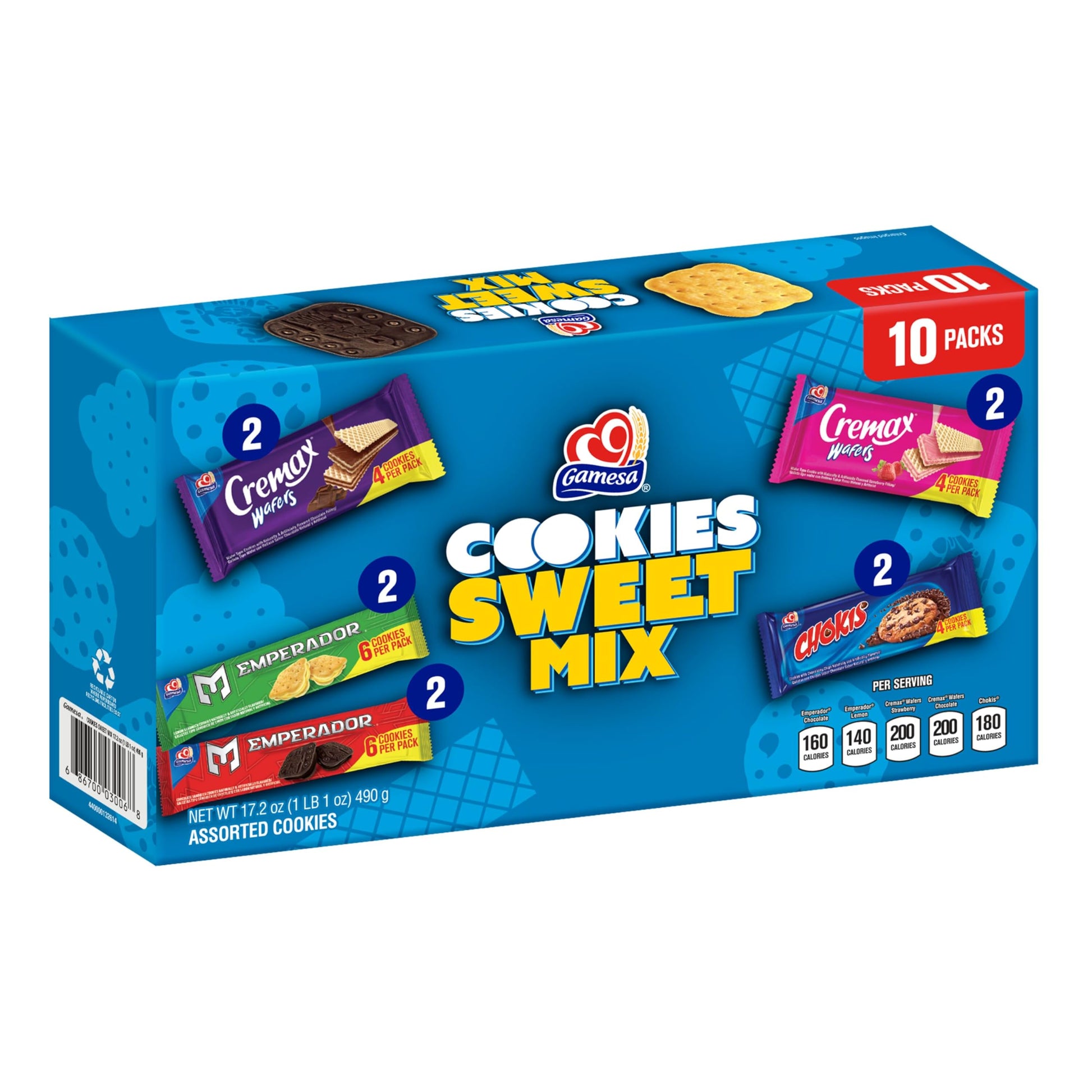 Gamesa Sweet Mix Cookies Variety Pack, 17.2 Oz