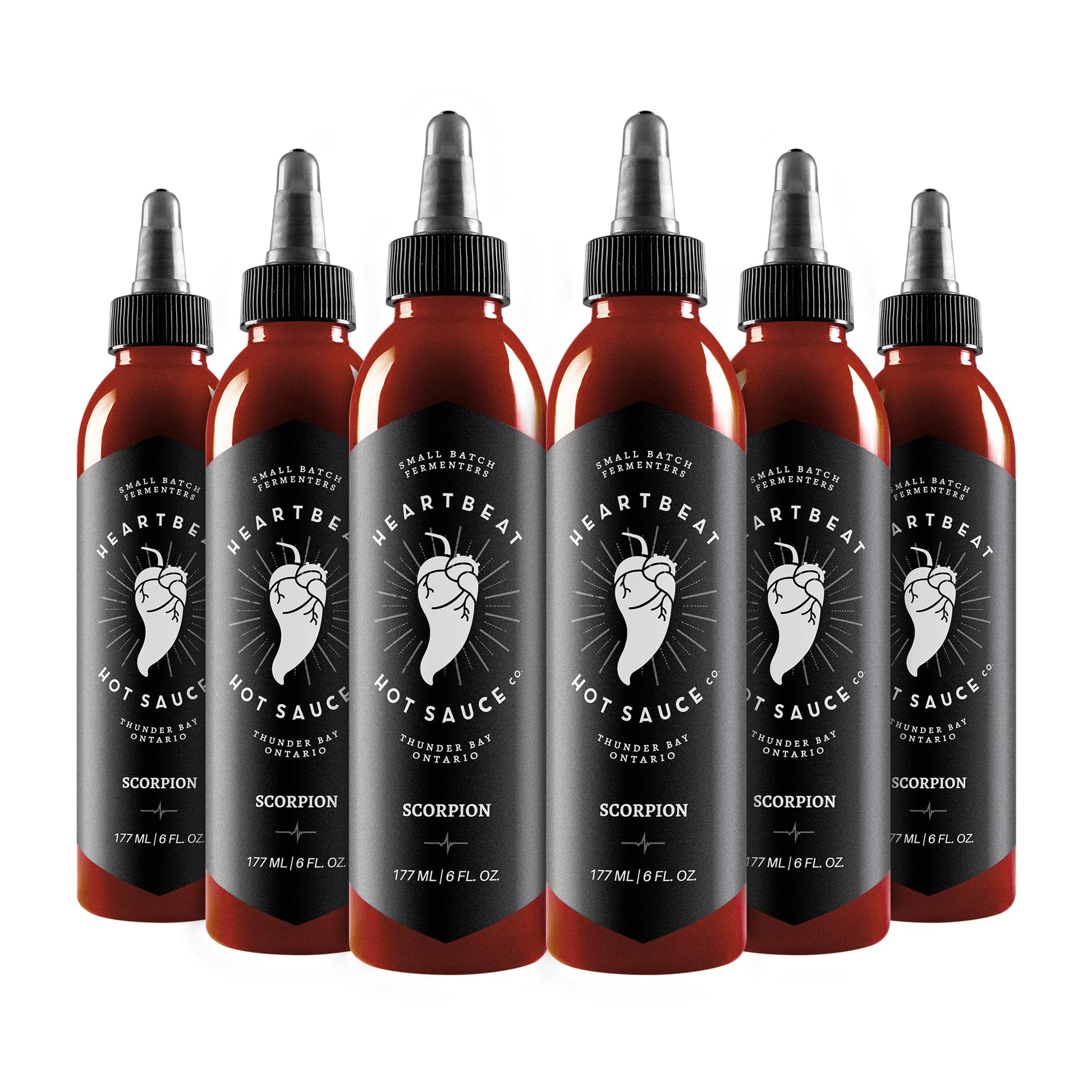 Heartbeat Hot Sauce Co. | Scorpion, 6 oz. 6 pack