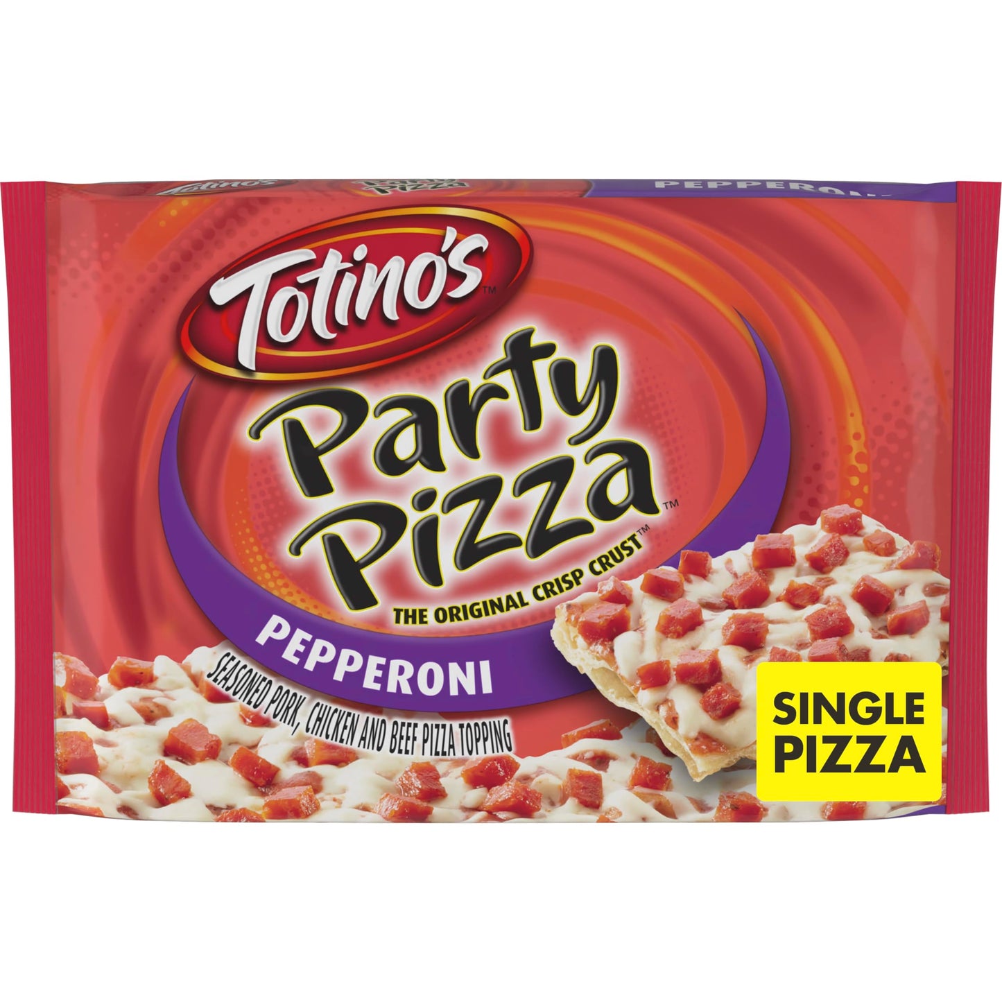TotinoS Party Pizza, Pepperoni, Frozen Snacks, 1 Ct, 10.2 Oz