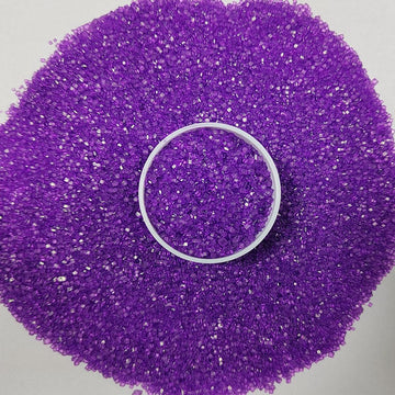 Senchanting Purple Sanding Sugar Sprinkles, Edible Crystal Purple Sanding Candy Sugar For Cake Decorating Wedding Party Baking C