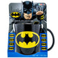 Galerie Dc Comics Batman Jumbo Mug Gift Set With Hot Chocolate Mix, Christmas Coffee Cup And Cocoa Powder, 1 Ounce