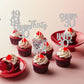 30Pcs 30Th Birthday Cupcake Toppers Glitter Thirty Happy 30Th Straight Outta 1994 Cupcake Picks For Cheers To 30 Years 30Th Birt