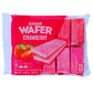 BOSS CLASS Strawberry Sugar Wafers - 20 Packs, 8.46oz Total, Crispy Cookies, 6.5x9.5x1.5 inches, Red