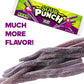 Sour Punch Grape Straws Candy, 2 Oz Pack Of 3 - Chewy, Mouthwatering Grape-Flavored Sour Candy - Fat-Free, Low Sodium Treat For