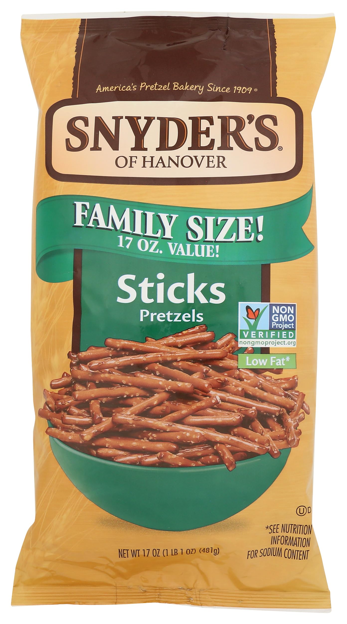 Snyders Of Hanover Pretzel Sticks 17 Ounce