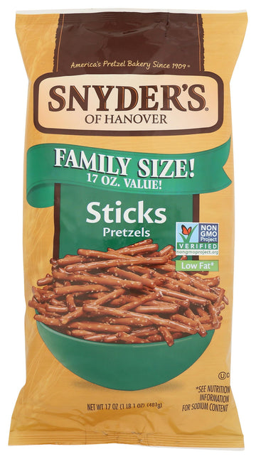 Snyders Of Hanover Pretzel Sticks 17 Ounce