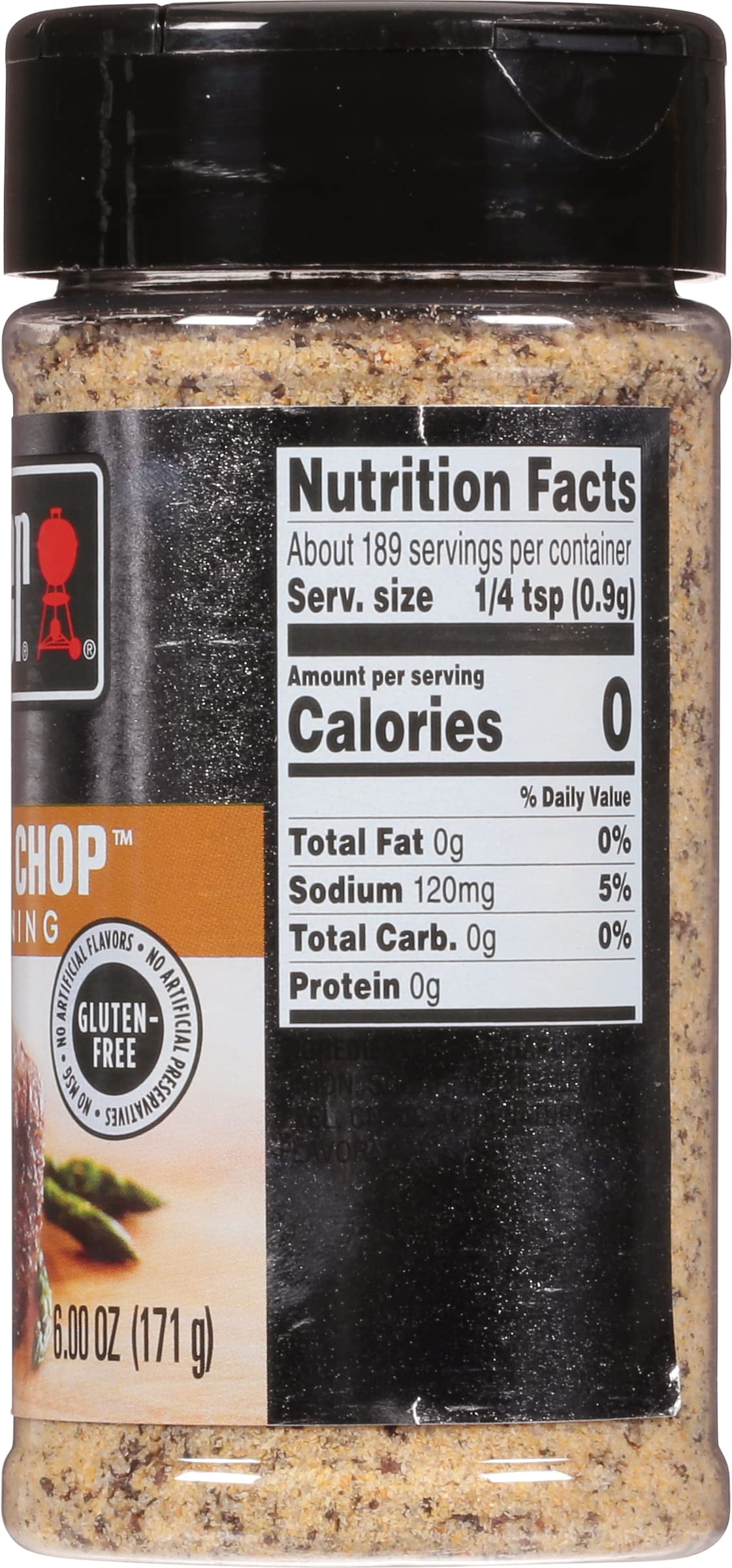 Weber Steak 'N Chop Seasoning, 6 Ounce Shaker (Pack Of 2)