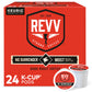 REVV Dark Roast Coffee K-Cup Pods, 24 Count, Single-Serve, Model 5000204430, Coffee