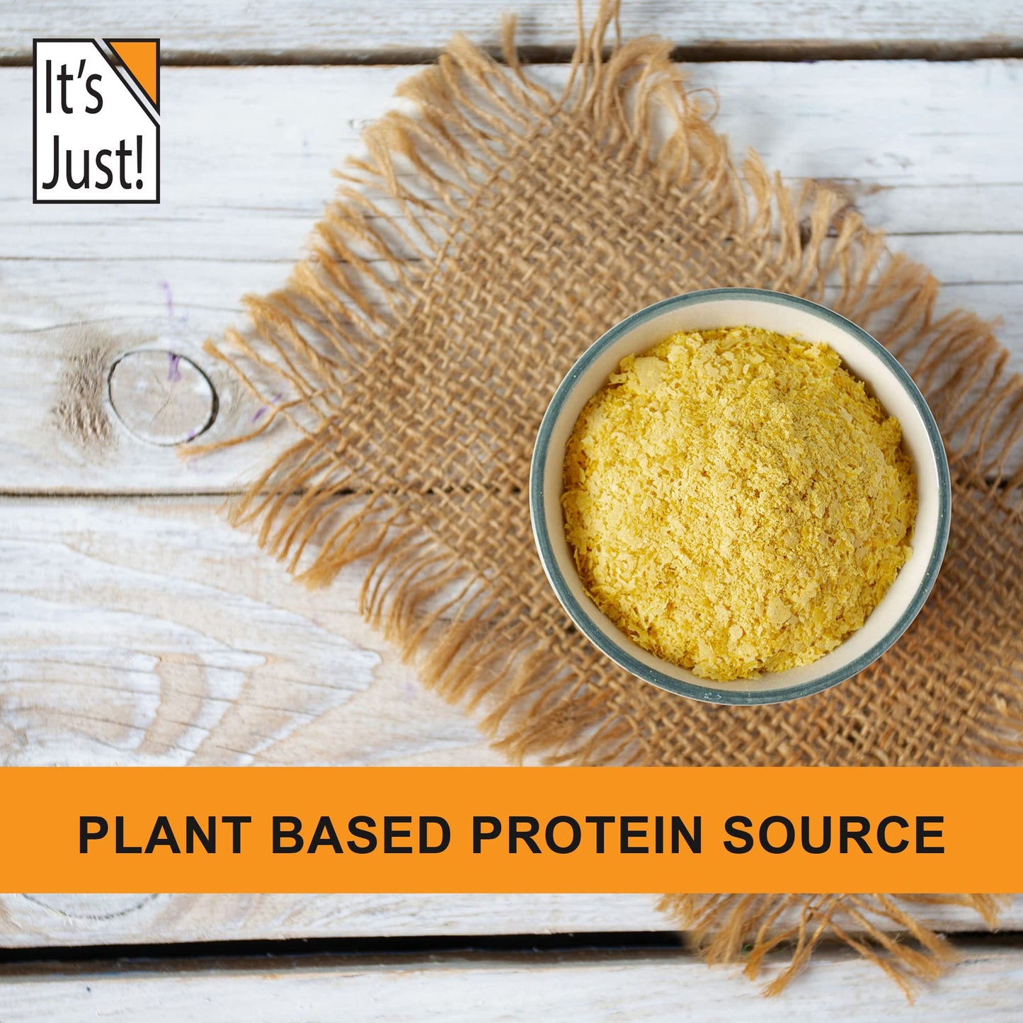 Its Just! Nutritional Yeast Flakes, Vegan Cheese Substitute, 15 Ounces