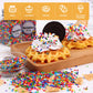 Rainbow Sprinkles, Confetti Sprinkles Bulk, Rainbow Sprinkles for Cake Decorating, Chocolate, Cupcake, Baking Sprinkles, and Ice