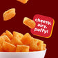 Cheez-It Puff'd Cheesy Baked Snacks, Puffed Snack Crackers, Double Cheese, 8.4oz Box (12 Pouches) - Perfect Kids' Grab N' Go Snack