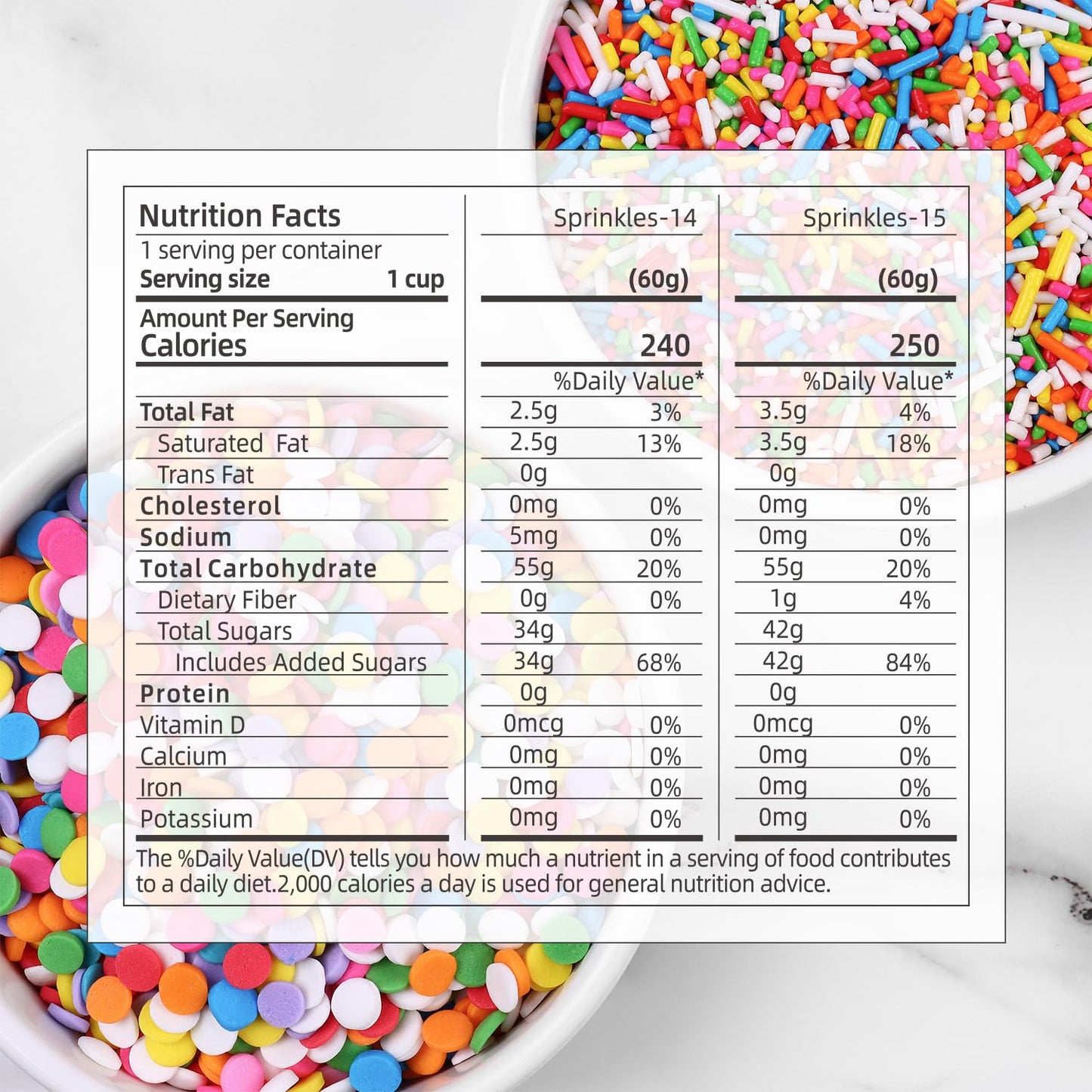 Rainbow Sprinkles, Confetti Sprinkles, Round Sprinkles, Rainbow Sprinkles For Cake Decorating, Chocolate, Cupcake, Candy Sprinkl