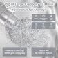 Sliver Edible Glitter For Cakes And Cocktails, 15G Food-Grade Sliver Luster Dust Edible Shimmer Powder For Drinks,Baking,Easter