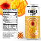 ShineWater Vitamin D Electrolyte Drink - Sugar-Free Peach Mango Flavor, 16 Fl Oz (Pack of 12)