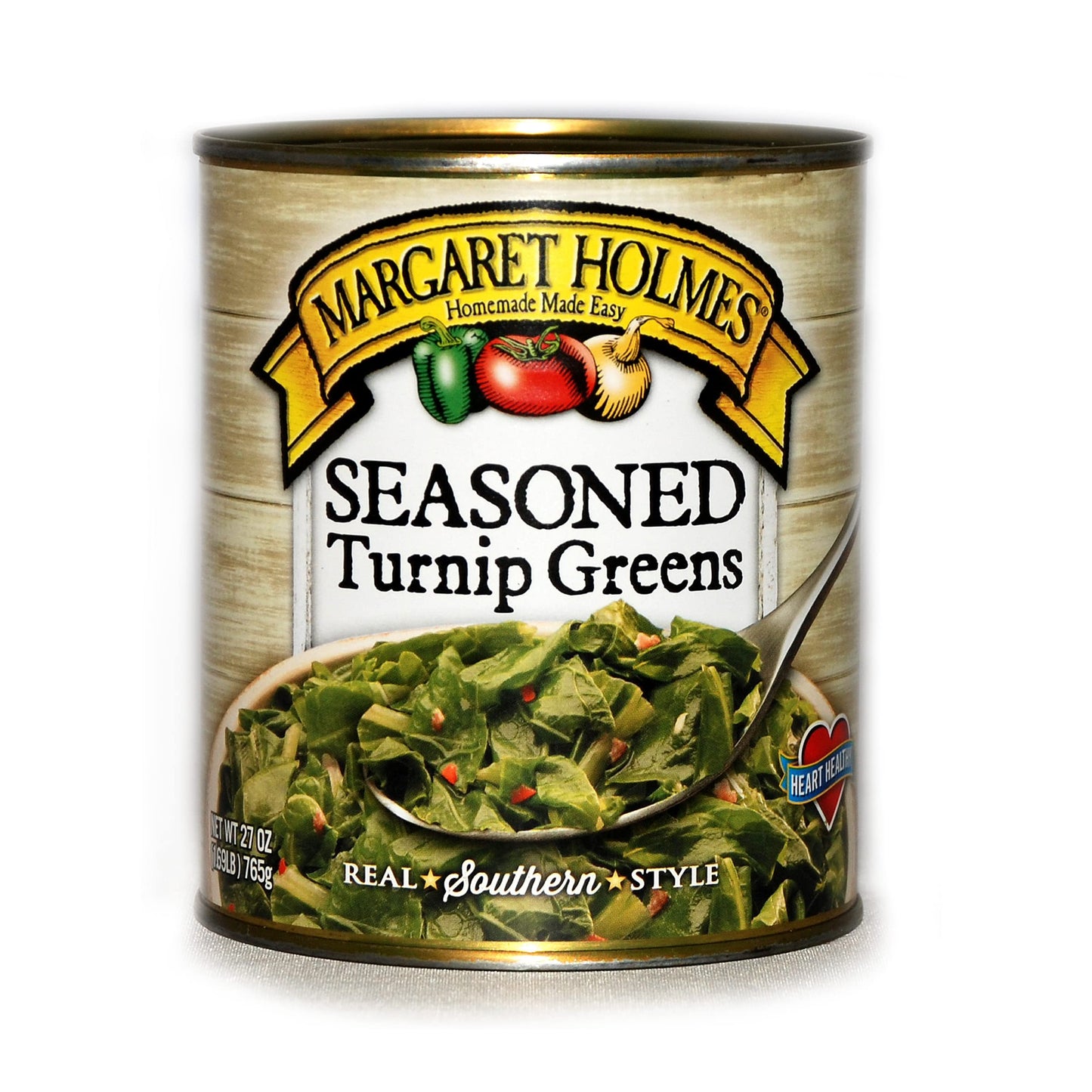 Margaret Holmes Greens Variety Pack - 27 Oz Cans, (Pack of 3) Turnips, Collards, and Mixed Greens