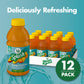 V8 Splash Mango Peach Juice Beverage, 16 Fl Oz Bottle, Pack of 12