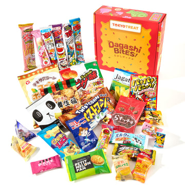 TokyoTreat Japanese Snacks, Sweets & Candy 30 Piece Dagashi Gift Set Box