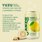Sanzo Flavored Sparkling Water - Yuzu (Lemon) 12-Pack - Carbonated Drink Made With Real Fruit  Sugar-Free - Non-Gmo, Gluten-Free