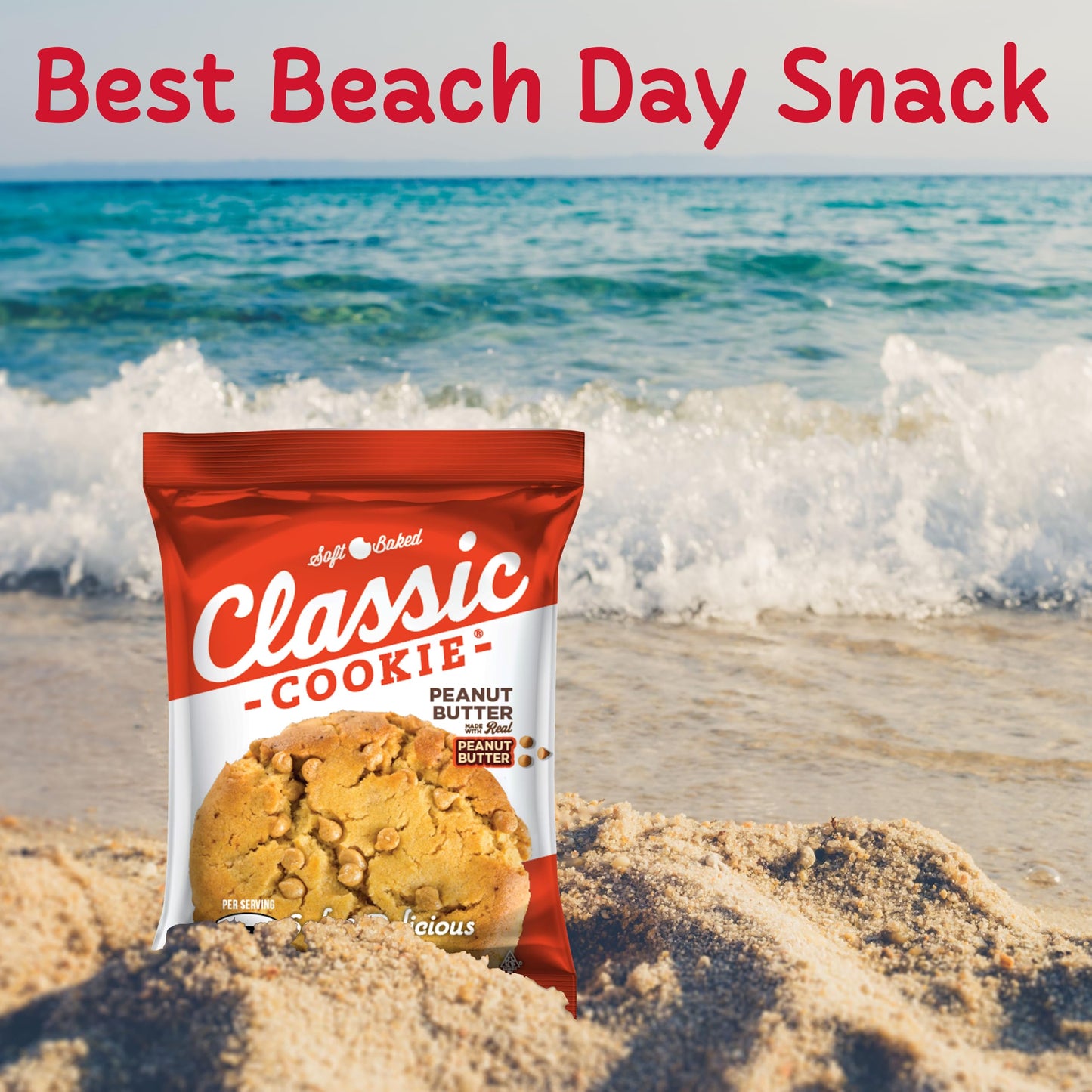 Classic Cookie, Soft Baked Cookie, Peanut Butter 3Oz, 8 Count Pack