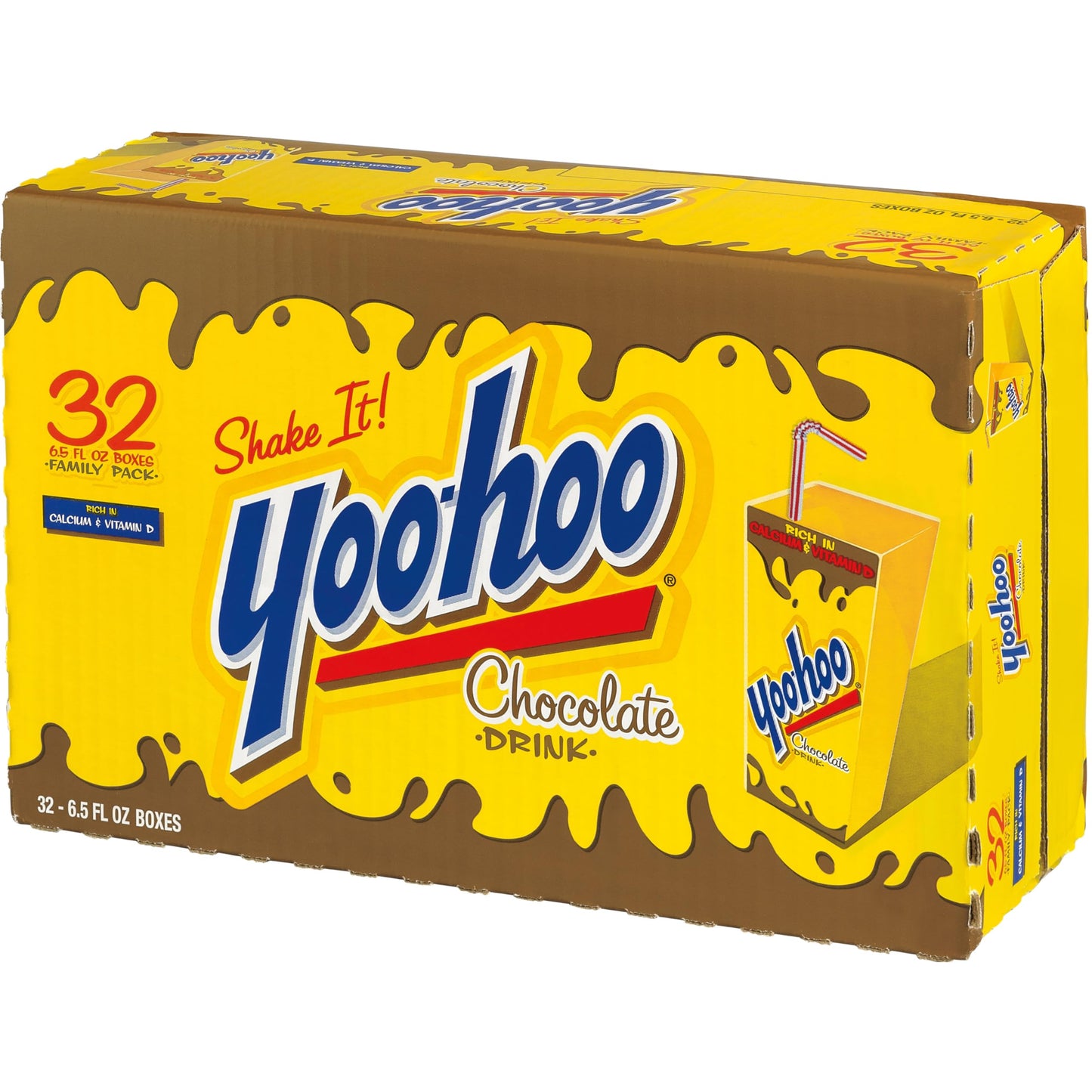 Yoo-hoo Chocolate Drink  6.5 fl oz boxes  32 pack