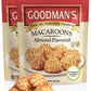 Goodmans Almond Coconut Macaroons, 9oz (2 Pack) | Gluten Free Cookies | Soft & Chewy | Kosher for Passover