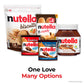 Nutella & GO! Chocolate Hazelnut Spread with Cocoa + Pretzel Sticks  10 Snack Packs  1.9 oz Each
