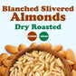 Food To Live Dry Roasted Blanched Slivered Almonds 8 Ounces - Perfectly Oven Toasted For Maximum Flavor, Unsalted, No Oil Added,