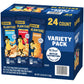 PLANTERS Peanuts & Cashews Variety Pack, 40.5 oz, 24 Count, Includes Honey Roasted Peanuts, Salted Peanuts, Salted Cashews