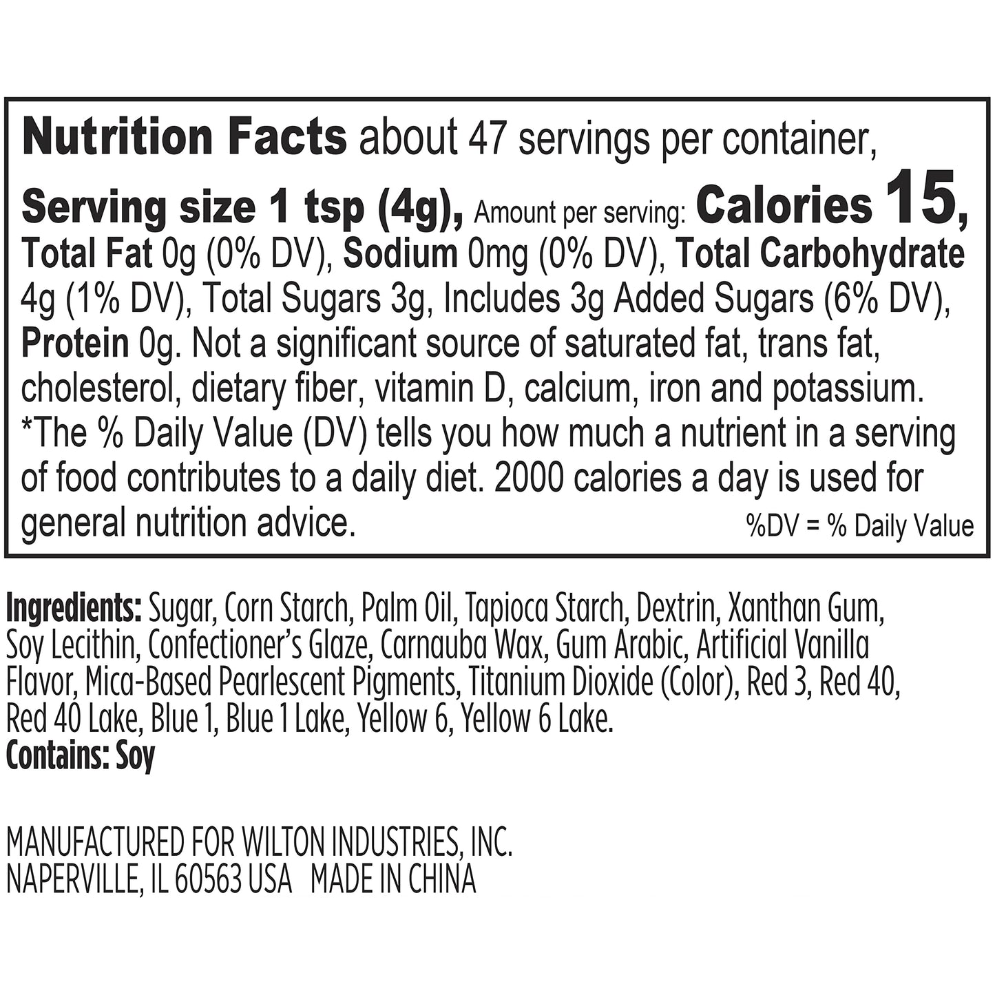 Wilton 6-Cell Happy Valentines Day Sprinkles Mix, 6.6 Oz. (Pack Of 1)