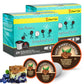 Smart Sips Coffee Blueberry Cinnamon Crumble Medium Roast Single-Serve Pods 48 Count Compatible with K-Cup Brewers