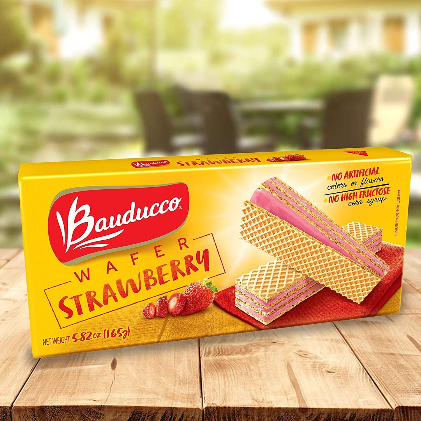 Bauducco Wafer Cookies - Crispy Wafers - 3 Creamy Layers - No Artificial Flavors (Pack Of 6) (Strawberry, 34.92 Oz (Pack Of 6))