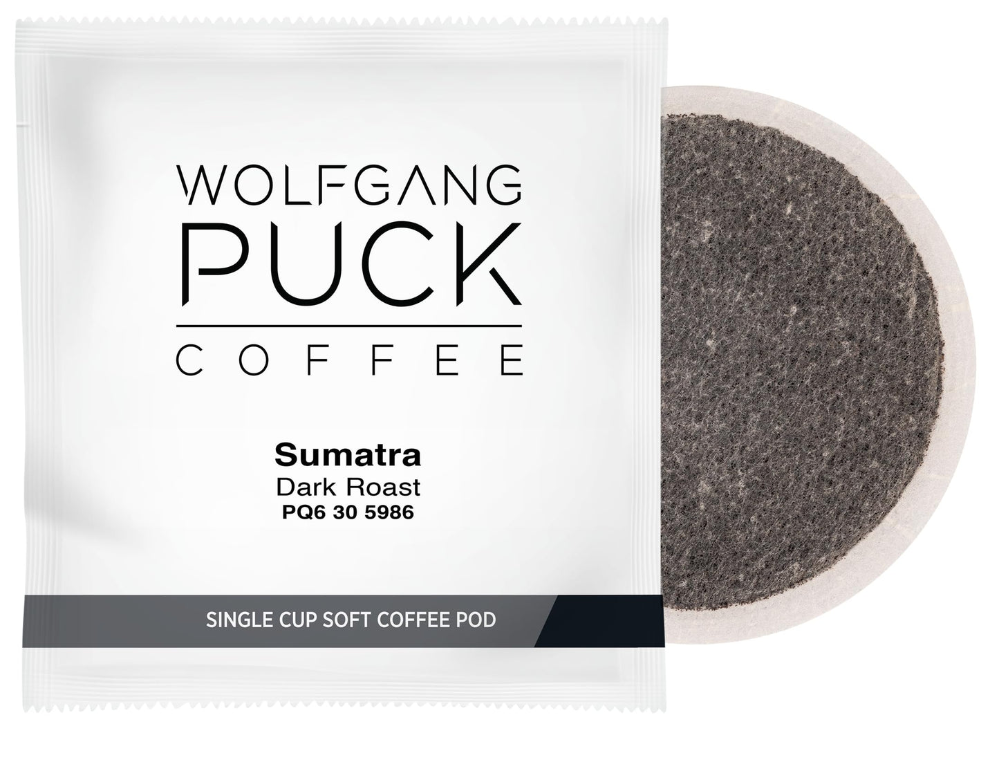 Wolfgang Puck Coffee Soft Pods, Sumatra Kopi Raya, 18 Count (Pack Of 6)