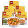 Ashoka Heat & Eat Meals 1932, All-Natural Vegetarian Meal Kit, Cheese Entrees, Kosher Certified Curry Assortment, Authentic Indi