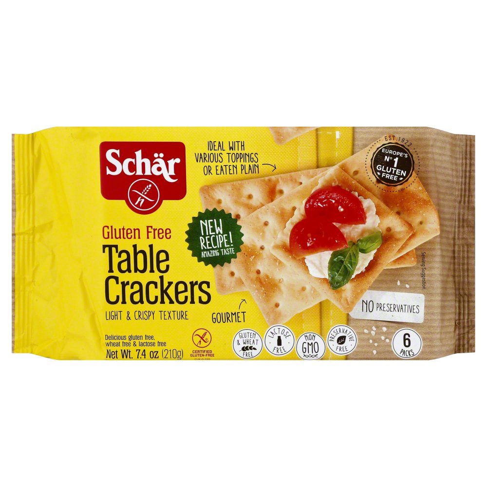 SCHAR, CRACKER GF TABLE WF, 7.4 OZ, (Pack of 5)