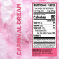 SNACKTERY Cotton Candy - Cherry & Vanilla Flavored - 0.7 oz Tubs - Pink/White - Box of 24 Tubs