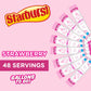 Starburst Gallons To Go Powdered Drink Mix  8-Count Box (6 Pack)  All Pink Strawberry - Low Calorie and Zero Sugar Drink Mix  Each Stick Makes 1 Gallon-Sized Pitcher