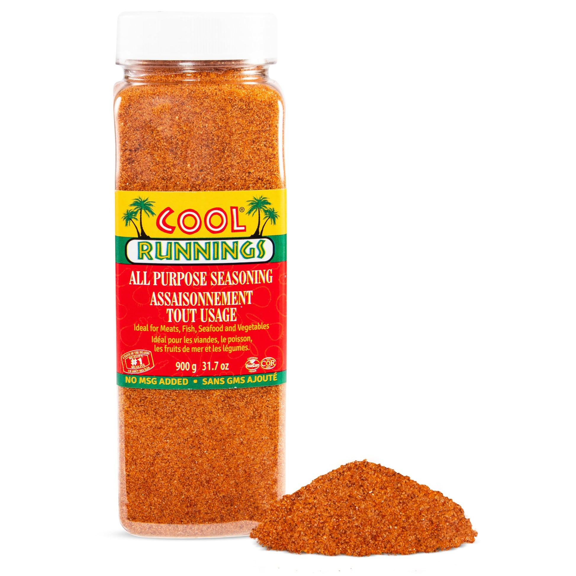 Cool Runnings USA All Purpose Seasoning 900g - Versatile Spice Blend for Marinating, Grilling, and Roasting Meats, Vegetables, S
