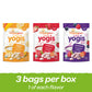 Happy Baby Organics Baby Snacks, Yogis, Freeze Dried Yogurt & Fruit Snacks, Gluten Free Snack For Babies 9+ Months, 3 Flavor Var