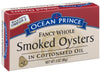 Crown Prince Smoked Oysters in Cottonseed Oil, Pack of 18, 3-Ounce Cans