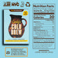 GRADYS COLD BREW, New Orleans Style - DECAF, 100% Arabica Ground Coffee & Chicory Pouches, TWO Bundles of 4 Easy-to-Brew Bean Ba