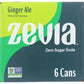 Zevia All Natural Diet Soda - Ginger Ale - 12 Fl Oz - Pack of 6