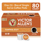 Victor Allens Coffee Pumpkin Spice Flavored Medium Roast Coffee Pods, 80 Count, Compatible with Keurig K-Cup malt-inspired, Brown