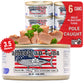 American Tuna Pole Caught Wild Albacore Tuna, No Salt Added, 6 Pack of 3.5 oz Cans, Sustainably Harvested, Dolphin Safe, USA Produced